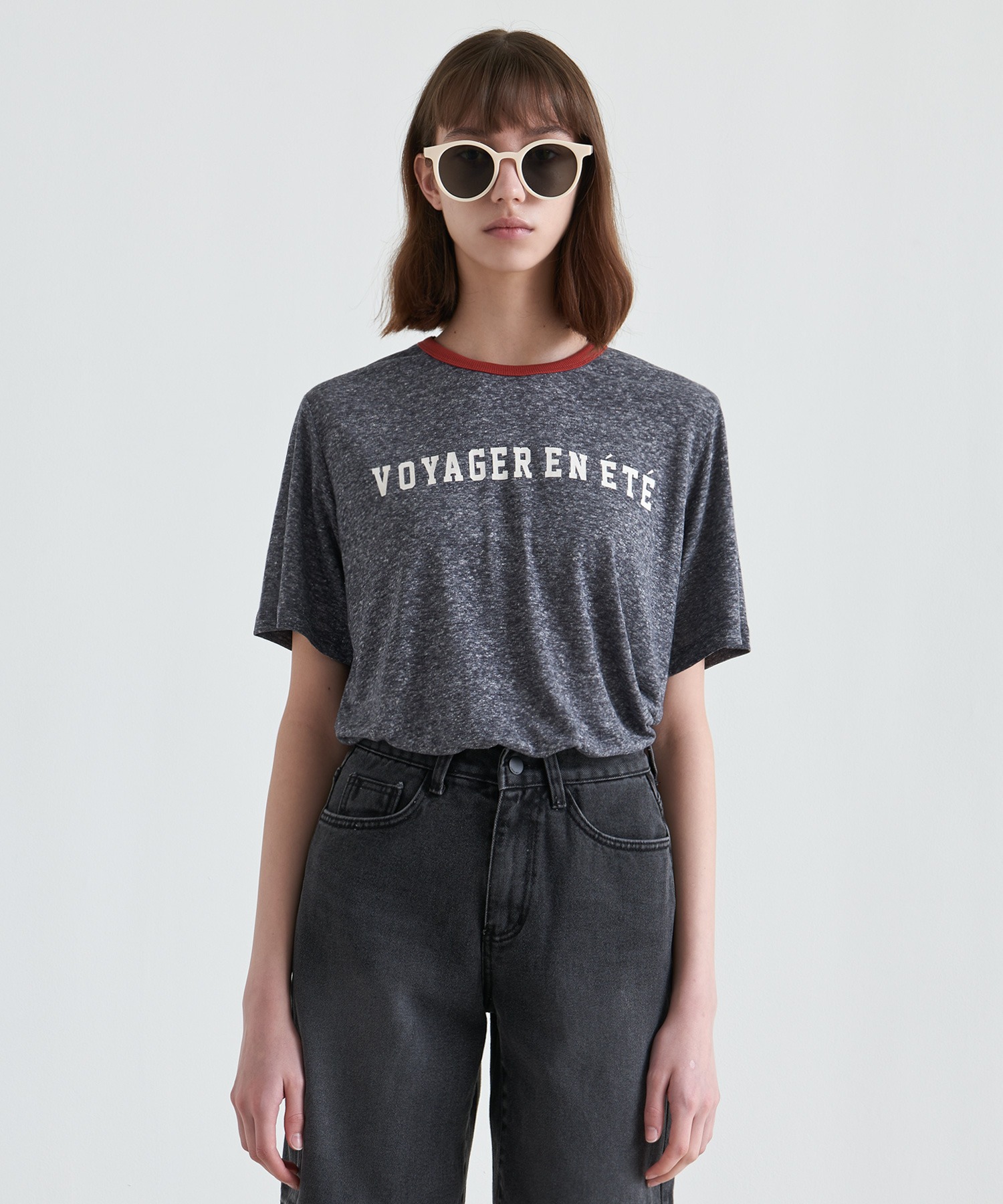 Boyage in Summer Top (Charcoal)
